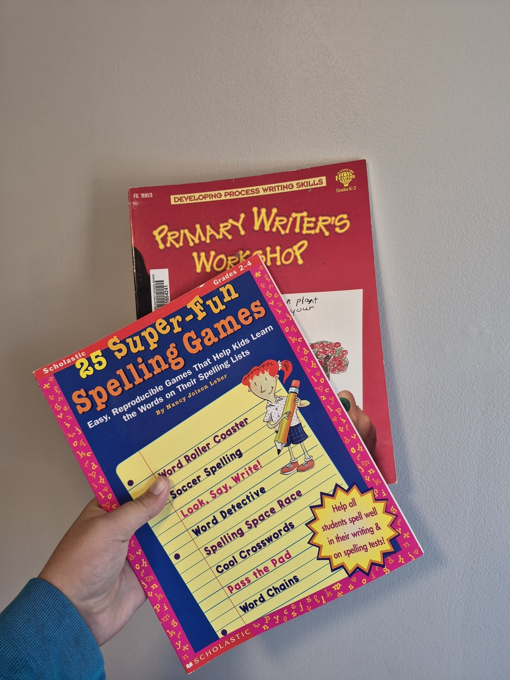 Primary Writers Workshop And Spelling Games Elementary Educational Workbooks